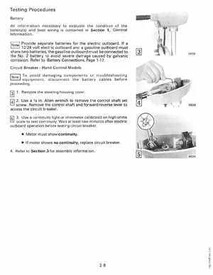 1990 Johnson Evinrude "ES" Electric Trollers Service Manual, P/N 507869, Page 32