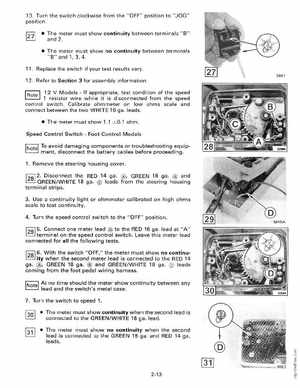 1990 Johnson Evinrude "ES" Electric Trollers Service Manual, P/N 507869, Page 37
