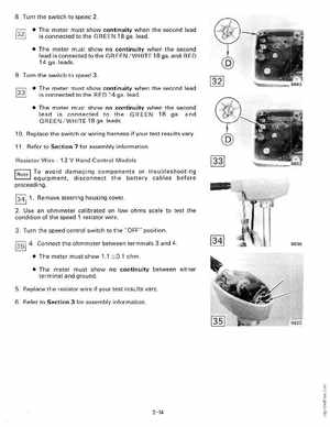 1990 Johnson Evinrude "ES" Electric Trollers Service Manual, P/N 507869, Page 38