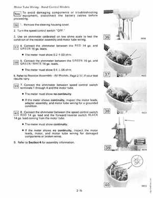 1990 Johnson Evinrude "ES" Electric Trollers Service Manual, P/N 507869, Page 39