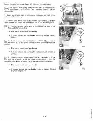 1990 Johnson Evinrude "ES" Electric Trollers Service Manual, P/N 507869, Page 44