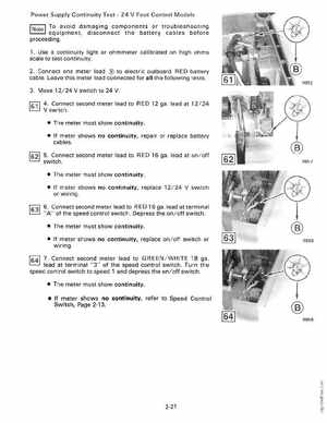 1990 Johnson Evinrude "ES" Electric Trollers Service Manual, P/N 507869, Page 45