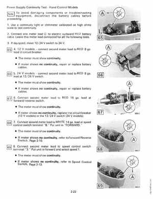 1990 Johnson Evinrude "ES" Electric Trollers Service Manual, P/N 507869, Page 46