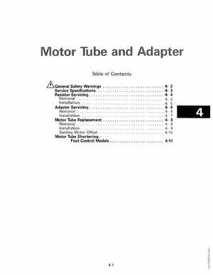 1990 Johnson Evinrude "ES" Electric Trollers Service Manual, P/N 507869, Page 73