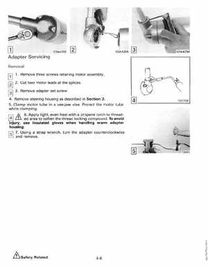 1990 Johnson Evinrude "ES" Electric Trollers Service Manual, P/N 507869, Page 78