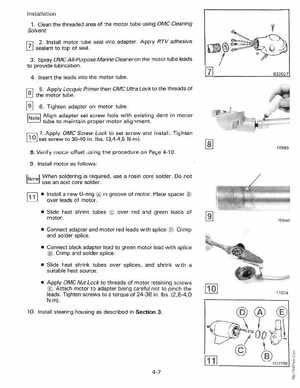 1990 Johnson Evinrude "ES" Electric Trollers Service Manual, P/N 507869, Page 79