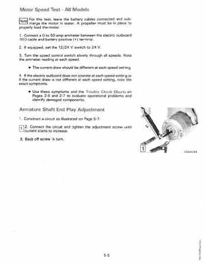 1990 Johnson Evinrude "ES" Electric Trollers Service Manual, P/N 507869, Page 88
