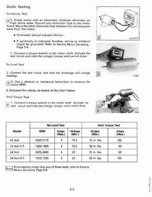 1990 Johnson Evinrude "ES" Electric Trollers Service Manual, P/N 507869, Page 89