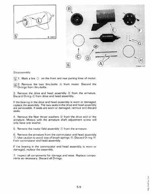 1990 Johnson Evinrude "ES" Electric Trollers Service Manual, P/N 507869, Page 92
