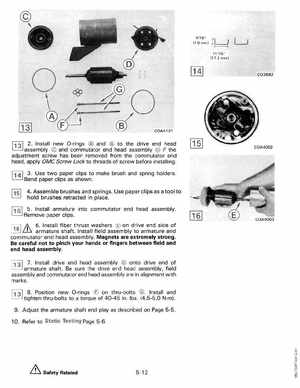 1990 Johnson Evinrude "ES" Electric Trollers Service Manual, P/N 507869, Page 95
