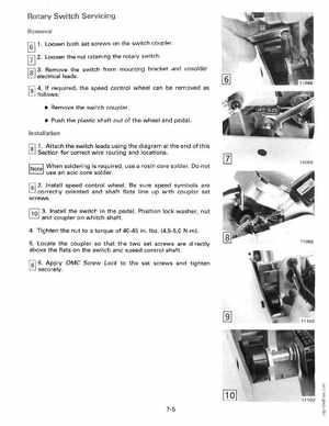 1990 Johnson Evinrude "ES" Electric Trollers Service Manual, P/N 507869, Page 109