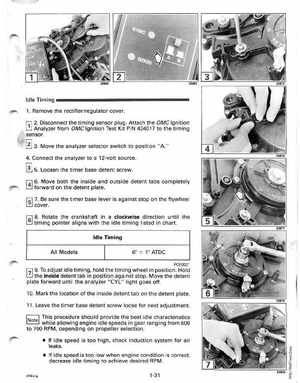 1991 Johnson Evinrude EI 60 Loop V Models 150, 175 outboards Service Manual, Page 37