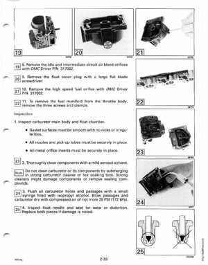 1991 Johnson Evinrude EI 60 Loop V Models 150, 175 outboards Service Manual, Page 77