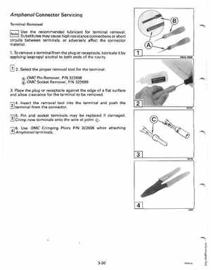 1991 Johnson Evinrude EI 60 Loop V Models 150, 175 outboards Service Manual, Page 107