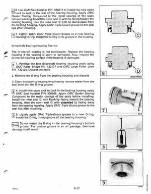 1991 Johnson Evinrude EI 60 Loop V Models 150, 175 outboards Service Manual, Page 181