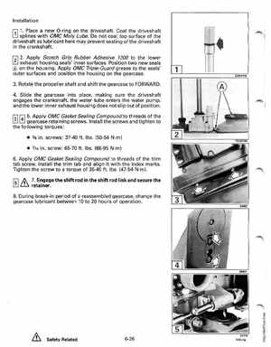 1991 Johnson Evinrude EI 60 Loop V Models 150, 175 outboards Service Manual, Page 190