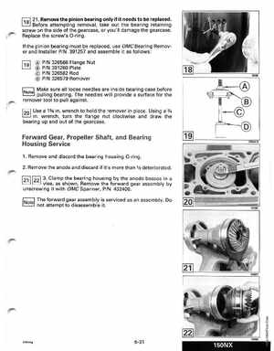 1991 Johnson Evinrude EI 60 Loop V Models 150, 175 outboards Service Manual, Page 195