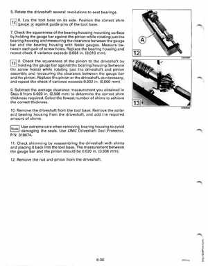 1991 Johnson Evinrude EI 60 Loop V Models 150, 175 outboards Service Manual, Page 200