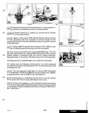 1991 Johnson Evinrude EI 60 Loop V Models 150, 175 outboards Service Manual, Page 205