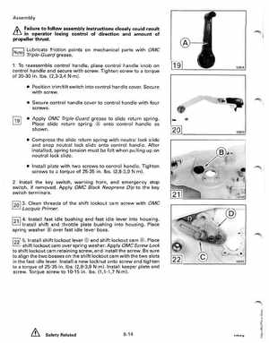 1991 Johnson Evinrude EI 60 Loop V Models 150, 175 outboards Service Manual, Page 252
