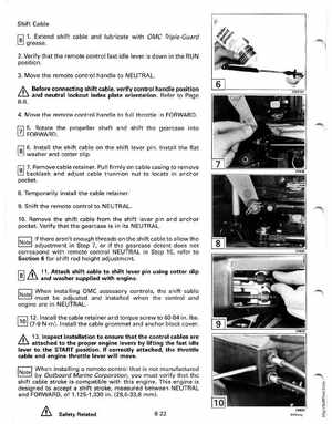 1991 Johnson Evinrude EI 60 Loop V Models 150, 175 outboards Service Manual, Page 260