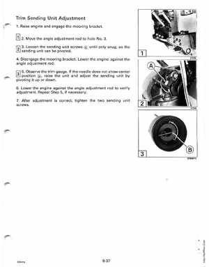 1991 Johnson Evinrude EI 60 Loop V Models 150, 175 outboards Service Manual, Page 297