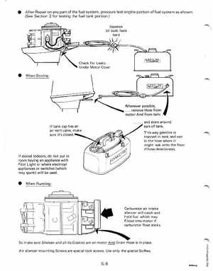 1991 Johnson Evinrude EI 60 Loop V Models 150, 175 outboards Service Manual, Page 305