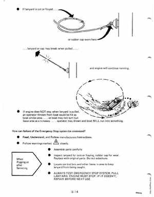 1991 Johnson Evinrude EI 60 Loop V Models 150, 175 outboards Service Manual, Page 311