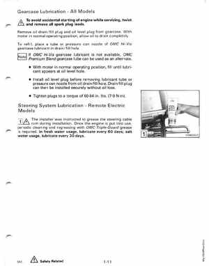 1991 Johnson/Evinrude EI 60 thru 70 outboards Service Manual, Page 17