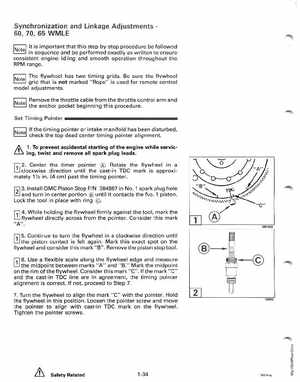 1991 Johnson/Evinrude EI 60 thru 70 outboards Service Manual, Page 40