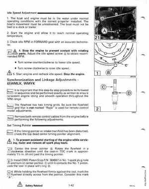 1991 Johnson/Evinrude EI 60 thru 70 outboards Service Manual, Page 48