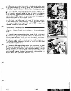 1991 Johnson/Evinrude EI 60 thru 70 outboards Service Manual, Page 49