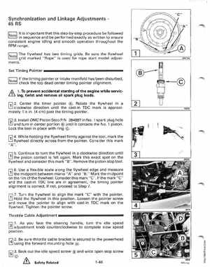 1991 Johnson/Evinrude EI 60 thru 70 outboards Service Manual, Page 52