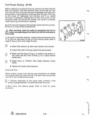 1991 Johnson/Evinrude EI 60 thru 70 outboards Service Manual, Page 83