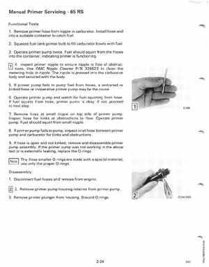 1991 Johnson/Evinrude EI 60 thru 70 outboards Service Manual, Page 85