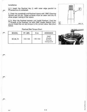 1991 Johnson/Evinrude EI 60 thru 70 outboards Service Manual, Page 109