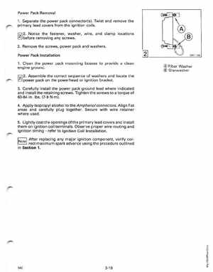 1991 Johnson/Evinrude EI 60 thru 70 outboards Service Manual, Page 119