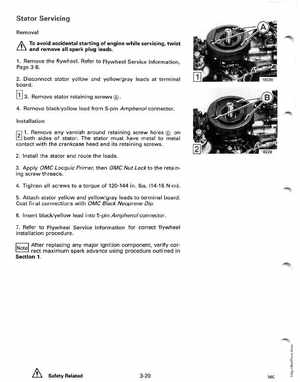 1991 Johnson/Evinrude EI 60 thru 70 outboards Service Manual, Page 120