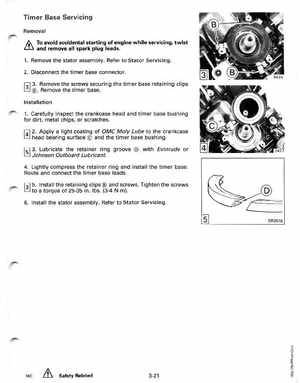 1991 Johnson/Evinrude EI 60 thru 70 outboards Service Manual, Page 121