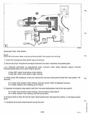 1991 Johnson/Evinrude EI 60 thru 70 outboards Service Manual, Page 128