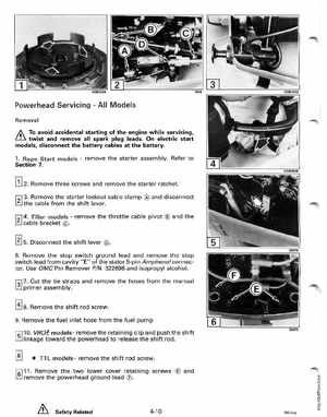 1991 Johnson/Evinrude EI 60 thru 70 outboards Service Manual, Page 145