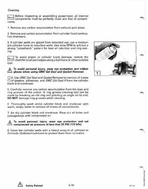 1991 Johnson/Evinrude EI 60 thru 70 outboards Service Manual, Page 151