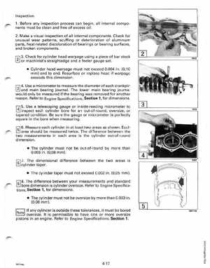 1991 Johnson/Evinrude EI 60 thru 70 outboards Service Manual, Page 152