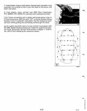 1991 Johnson/Evinrude EI 60 thru 70 outboards Service Manual, Page 155