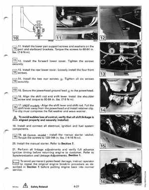 1991 Johnson/Evinrude EI 60 thru 70 outboards Service Manual, Page 162