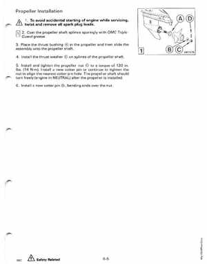 1991 Johnson/Evinrude EI 60 thru 70 outboards Service Manual, Page 199