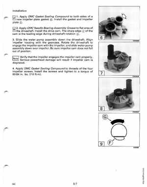1991 Johnson/Evinrude EI 60 thru 70 outboards Service Manual, Page 201