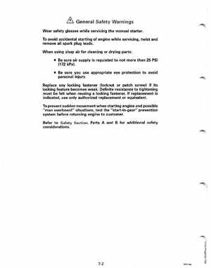 1991 Johnson/Evinrude EI 60 thru 70 outboards Service Manual, Page 220