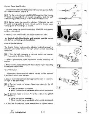 1991 Johnson/Evinrude EI 60 thru 70 outboards Service Manual, Page 261