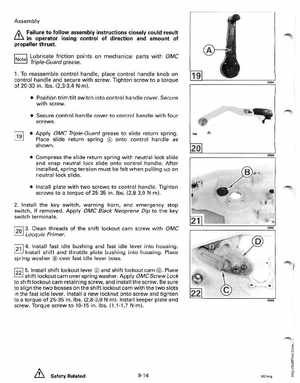 1991 Johnson/Evinrude EI 60 thru 70 outboards Service Manual, Page 265